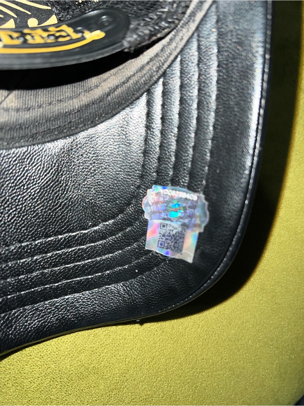 Von Dutch Leopard Print Cap with Black Brim and Exclusive Gold Logo - Picture 4 of 11